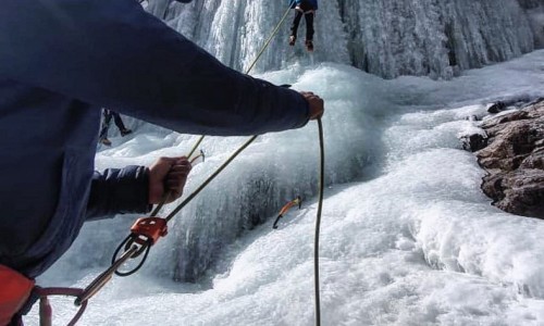 Nornep Waterfall Ice Climbing
